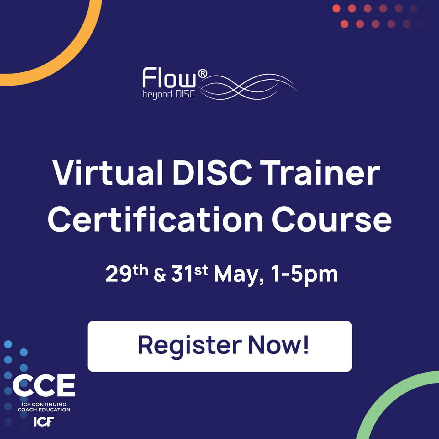 ONLINE Advanced Certification Course - receives ICF CCE points